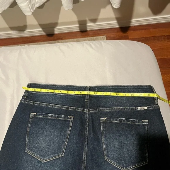 KanCan Dark Blue Flare Jeans - Picture 8 of 10